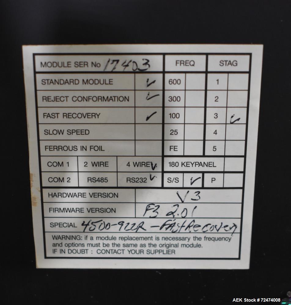 Safeline Combination Metal Detector Checkweigher